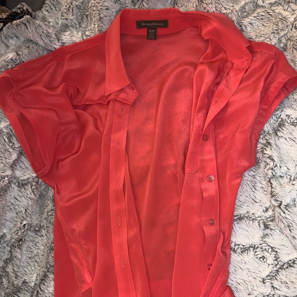 Tommy Bahama Pink Blouse